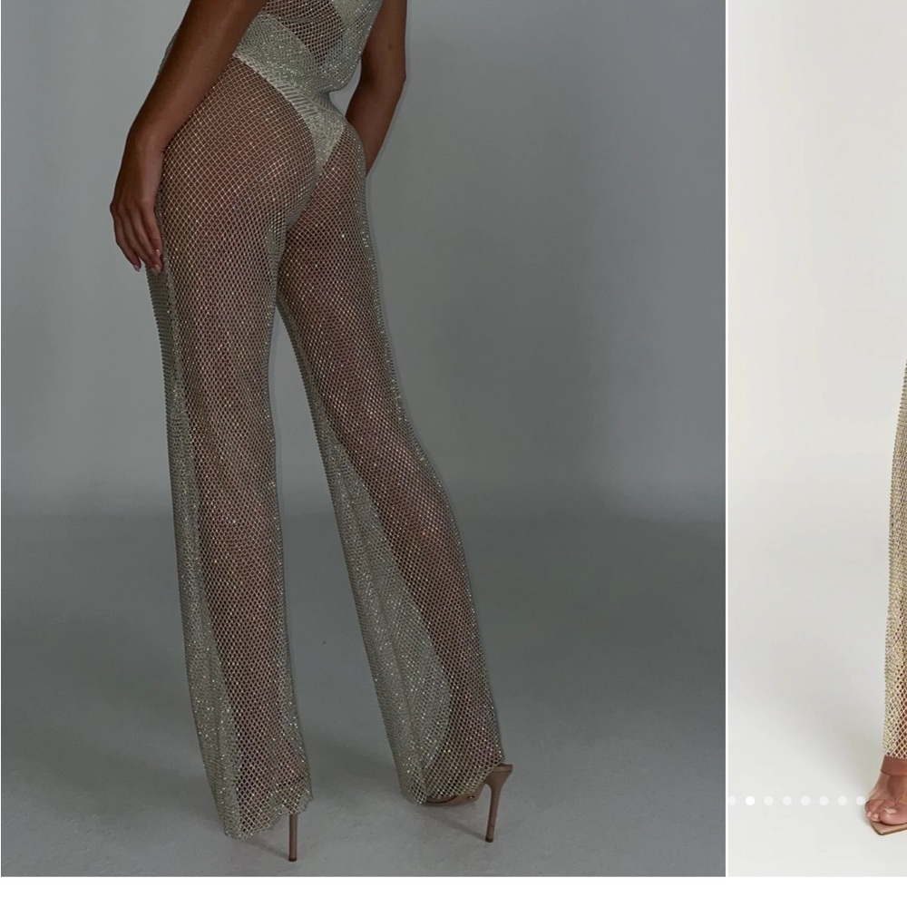 Meshki Diamonte mesh pant